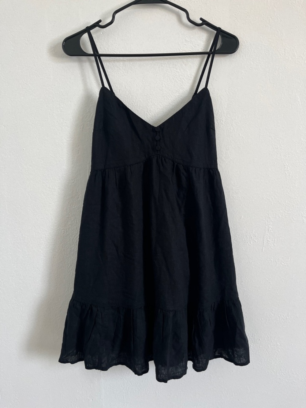Abercrombie & Fitch Black Spaghetti Strap Sundress